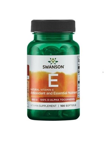 Természetes E-vitamin 400 NE, 100 kapszula