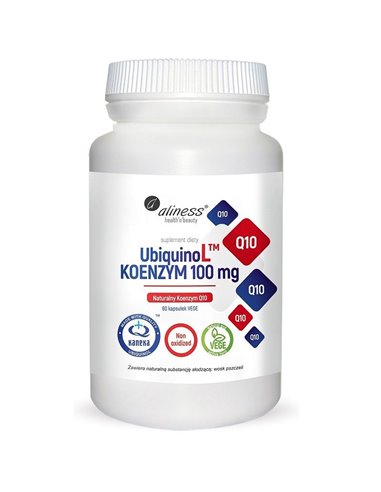 UbiquinoL KANEKA Natural KOENZYM 100 mg, 60 kapszula