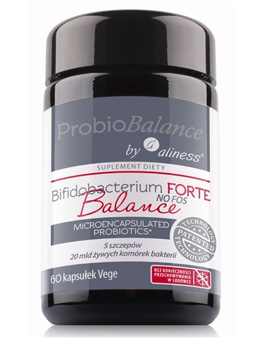 ProbioBalance, Bifidobacterium Forte Balance 20 ml, 60 vege kupak.